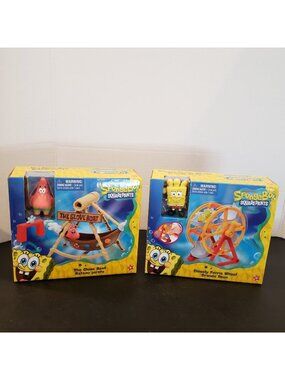 SpongeBob The Glove Boat & Glovely Ferris Wheel Legend Toys Set